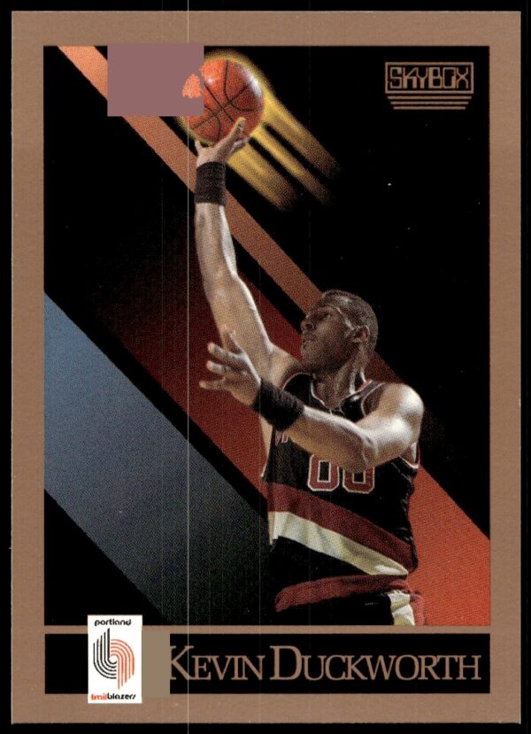 Kevin Duckworth 1990-91 SkyBox #234 Basketball Card, Portland Trail Blazers.