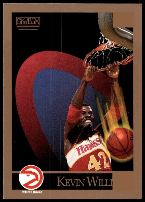 Kevin Willis 1990-91 SkyBox Basketball Card #12 Front View