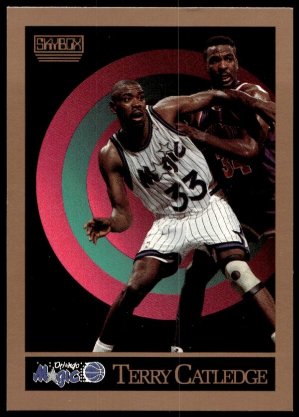 1990-91 SkyBox Terry Catledge basketball card, #201, vintage NBA collectible.