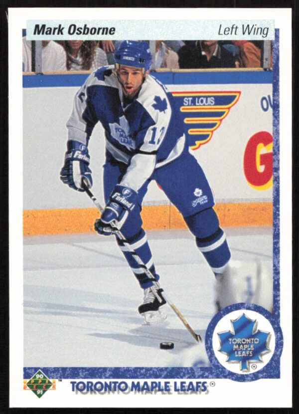 Mark Osborne 1990-91 Upper Deck Hockey Card #5 Front View