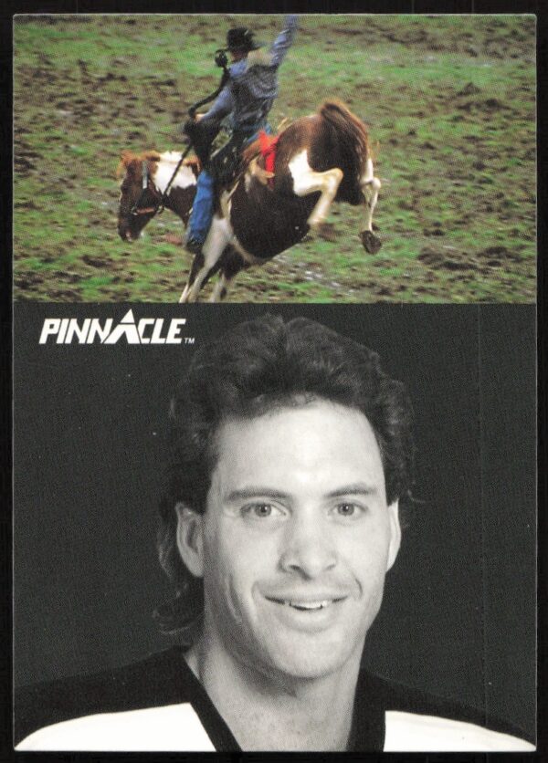 Clint Malarchuk 1991-92 Pinnacle French Sideline Hockey Card Front #397.