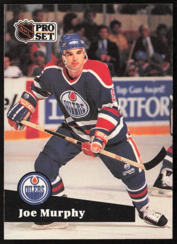 Joe Murphy 1991-92 NHL Pro Set Card #68 in action, Canadian winger.
