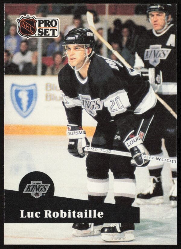 Luc Robitaille 1991-92 Pro Set NHL Card #95 Front Image