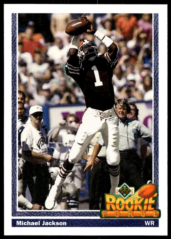 Michael Jackson 1991 Upper Deck card #610, highlighting iconic 90s style and influence.