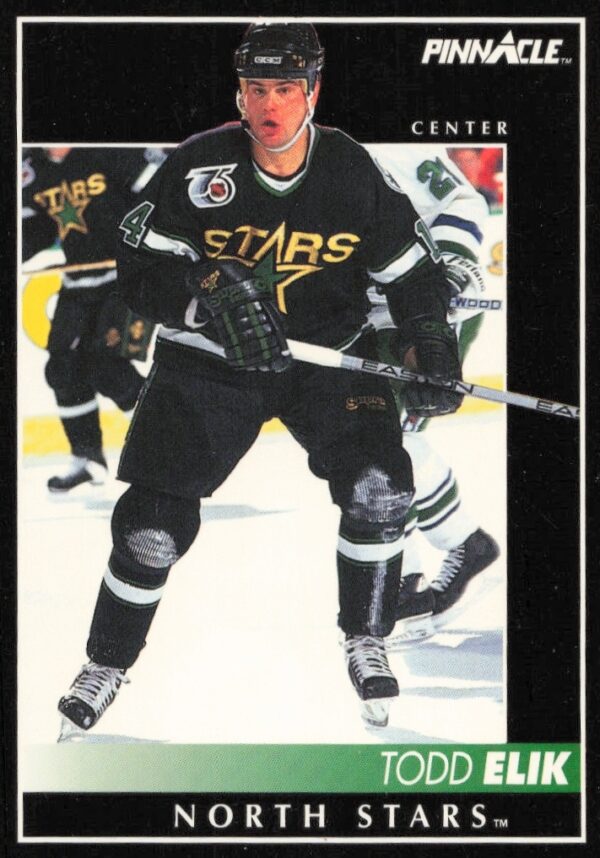 Glen Wesley in Boston Bruins jersey, 1992-93 Pinnacle Hockey Card #326.