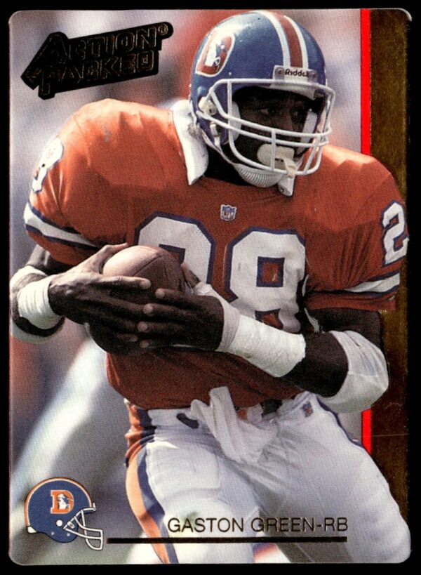 Gaston Green 1992 football card #63 in action, capturing early 90s athleticism.