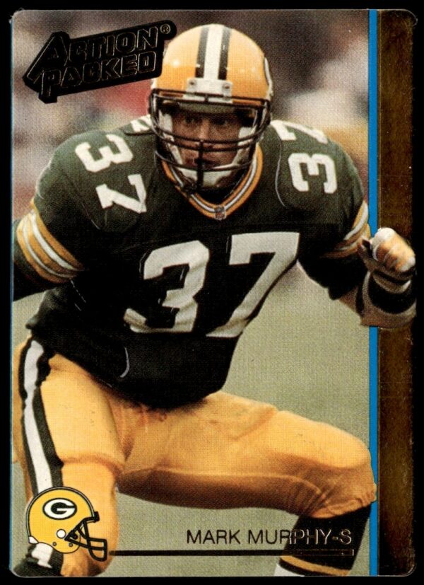 Mark Murphy 1992 Action Packed Trading Card #90, NFL safety, vibrant embossed design