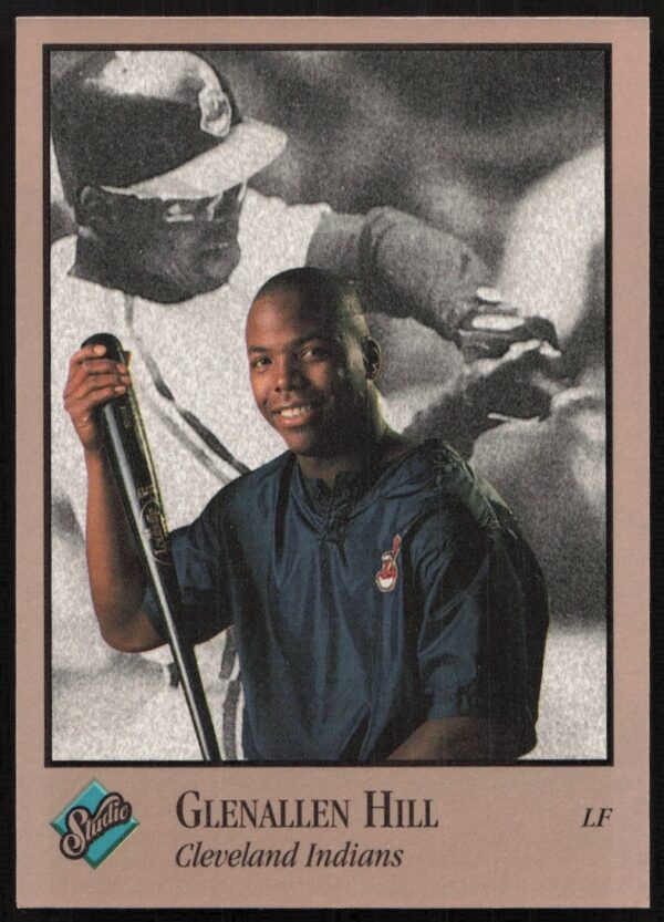 Glenallen Hill 1992 Leaf Studio Card #166 highlights his dynamic talent in baseball.