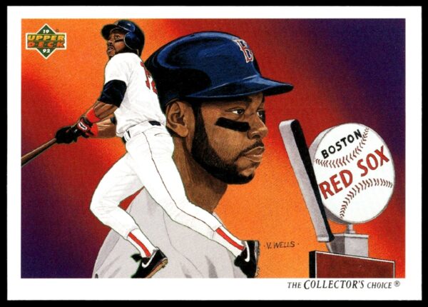 1992 Upper Deck Ellis Burks Checklist #94 baseball card front image, collectors item.