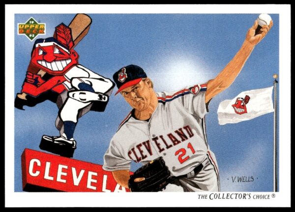 Greg Swindell 1992 Upper Deck Baseball Card #95, Cleveland Indians, Checklist Series.