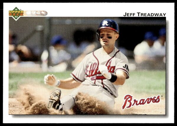 Jeff Treadway 1992 Upper Deck #389 Baseball Card Front Image