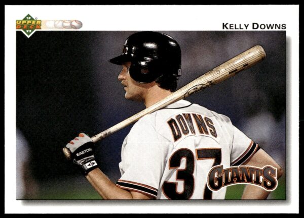 Kelly Downs 1992 Upper Deck baseball card, San Francisco Giants pitcher, #583.