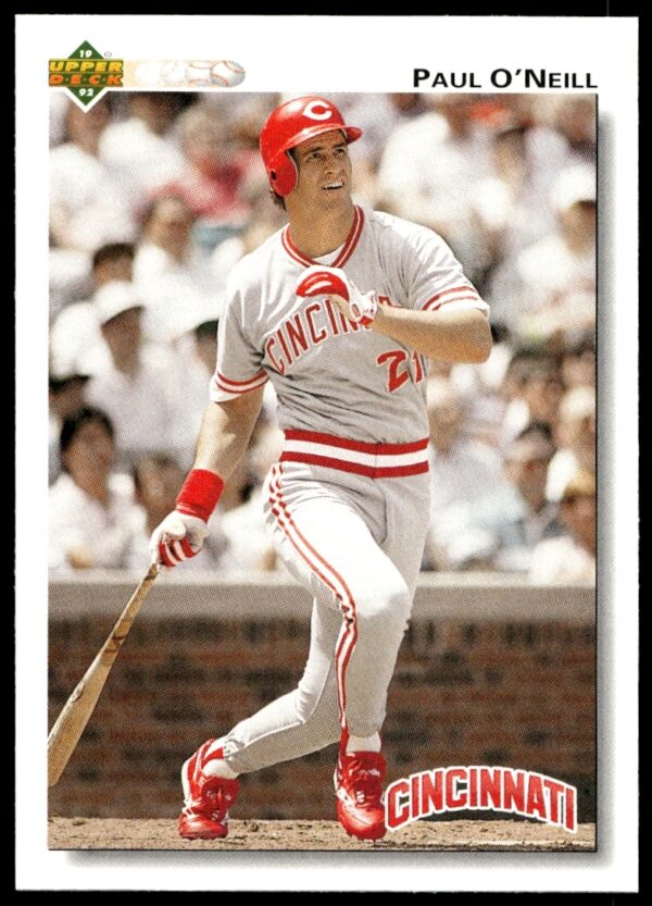 1992 Upper Deck Baseball Card of Paul ONeill #464, featuring his on-field action.