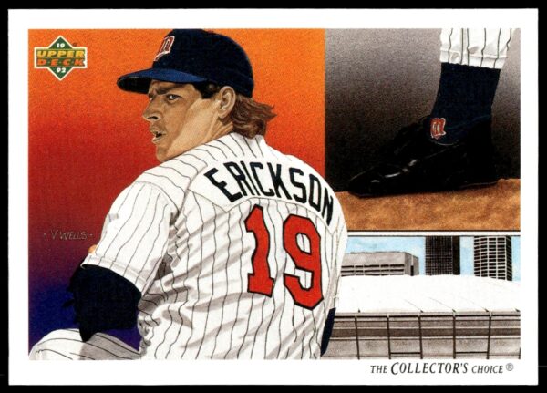 1992 Upper Deck Scott Erickson Baseball Card, Team Checklist #89 Front.