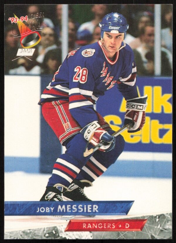 Joby Messier 1993-94 Fleer Ultra Hockey Card #170 Front View.