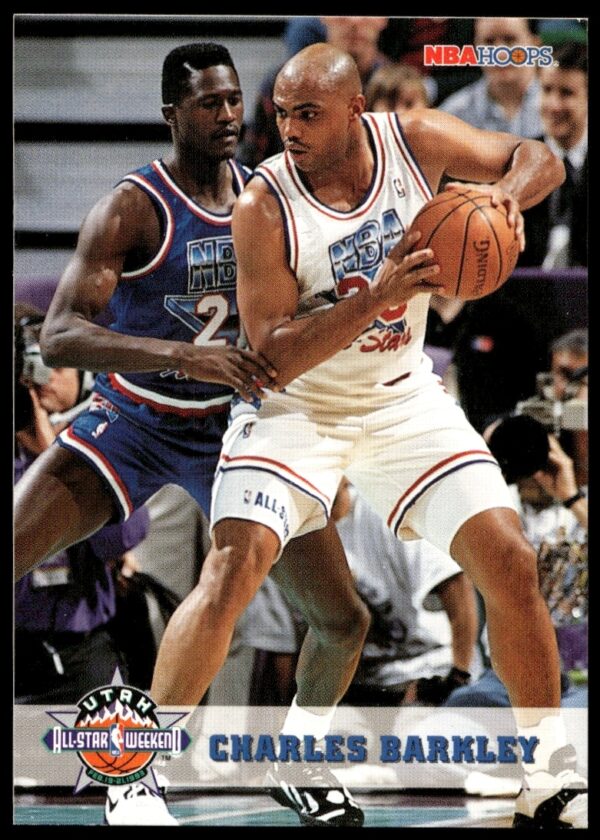Charles Barkley 1993-94 Hoops Card #269, iconic Phoenix Suns season front image.