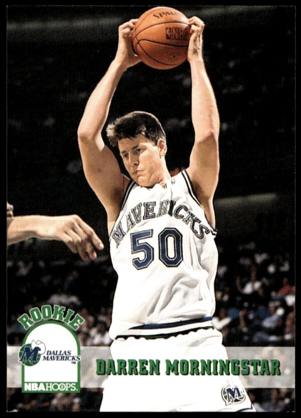 Darren Morningstar 1993-94 Hoops NBA Card #324, featuring player in team jersey.
