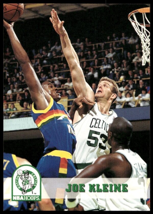 Joe Kleine 1993-94 Hoops Basketball Card #14, featuring classic design and vibrant colors.
