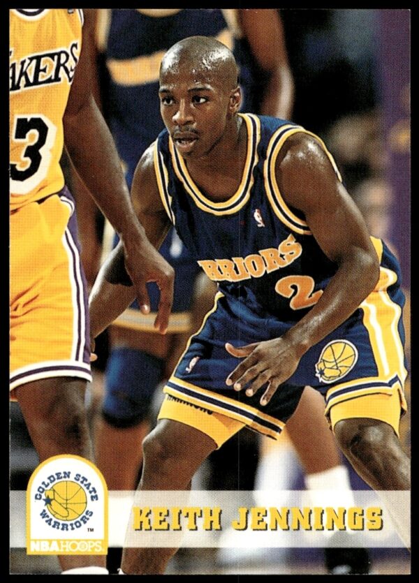 Keith Jennings 1993-94 Hoops Basketball Card #339 Front Image.