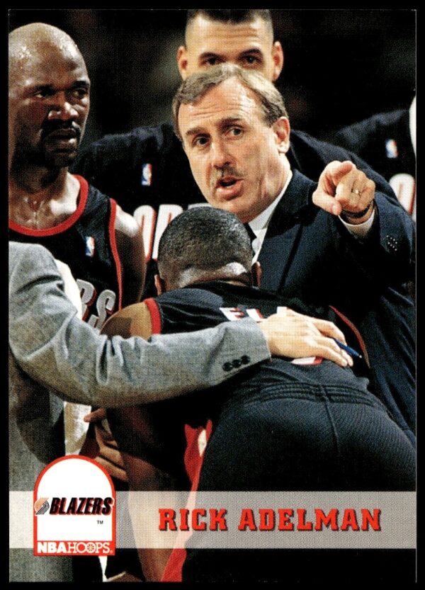 Rick Adelman 1993-94 Hoops Card #251, Portland Trail Blazers Coach.