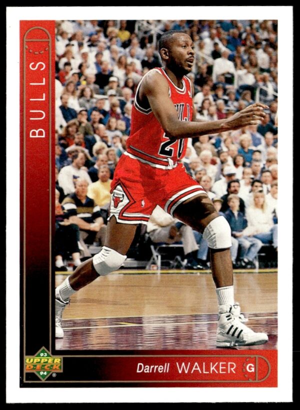 Darrell Walker 1993-94 basketball card, Upper Deck #141, in-game action shot.