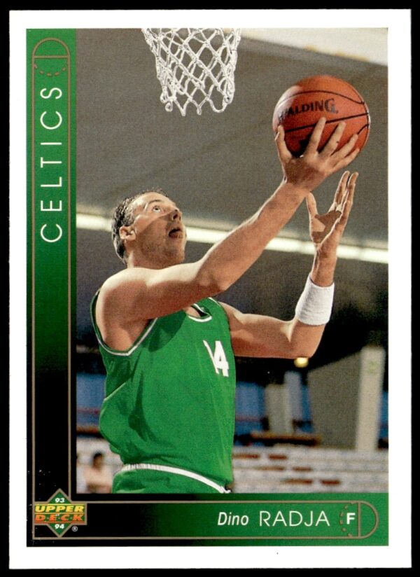 Dino Radja 1993-94 Upper Deck Celtics Basketball Card #150.