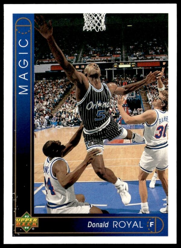 1993-94 Upper Deck basketball card featuring Donald Royal in action, Collectors Choice #149.