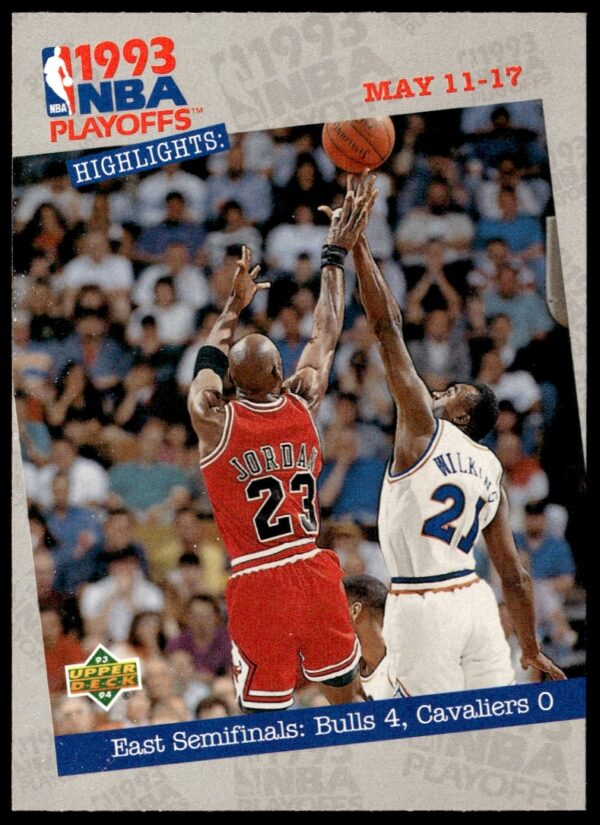 Chicago Bulls sweep 1994 NBA Playoffs against Cleveland Cavaliers, Eastern Semifinals victory.