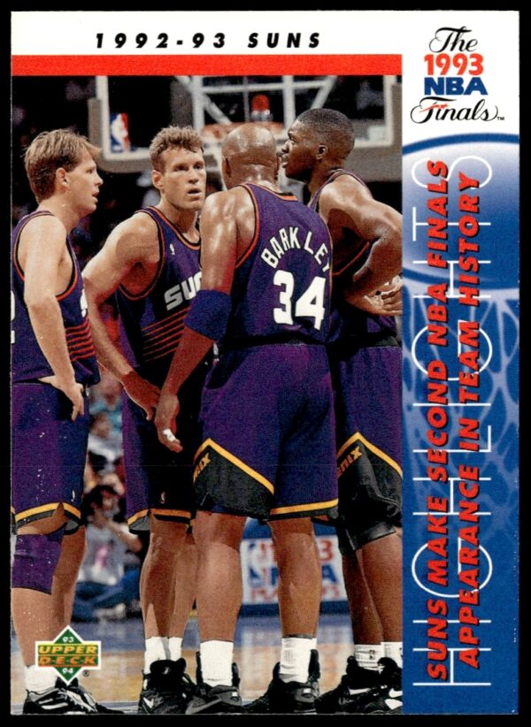 Phoenix Suns 1993 NBA Finals card #209, Upper Deck Collectors Choice, front view.