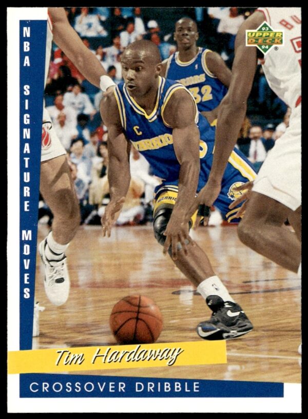Tim Hardaway Upper Deck 1993-94 Basketball Card #239, Golden State Warriors.