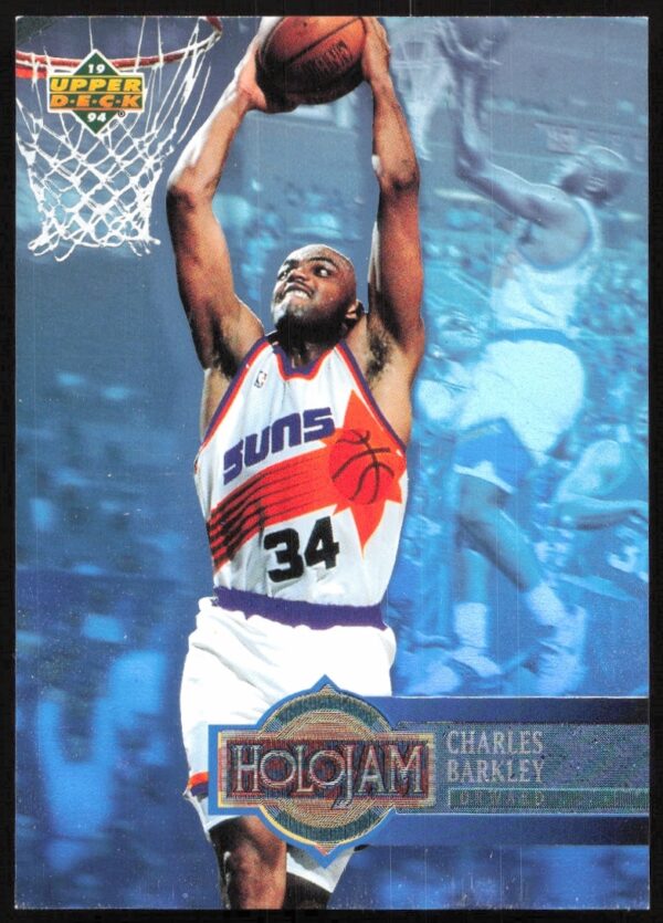 Charles Barkley 1993-94 Holojam NBA Trading Card #H21, Upper Deck, Holographic Design.