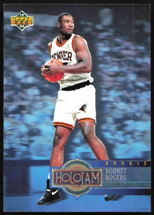 1993-94 Upper Deck Holojam Rodney Rogers NBA Card #H33 Featuring Holographic Design