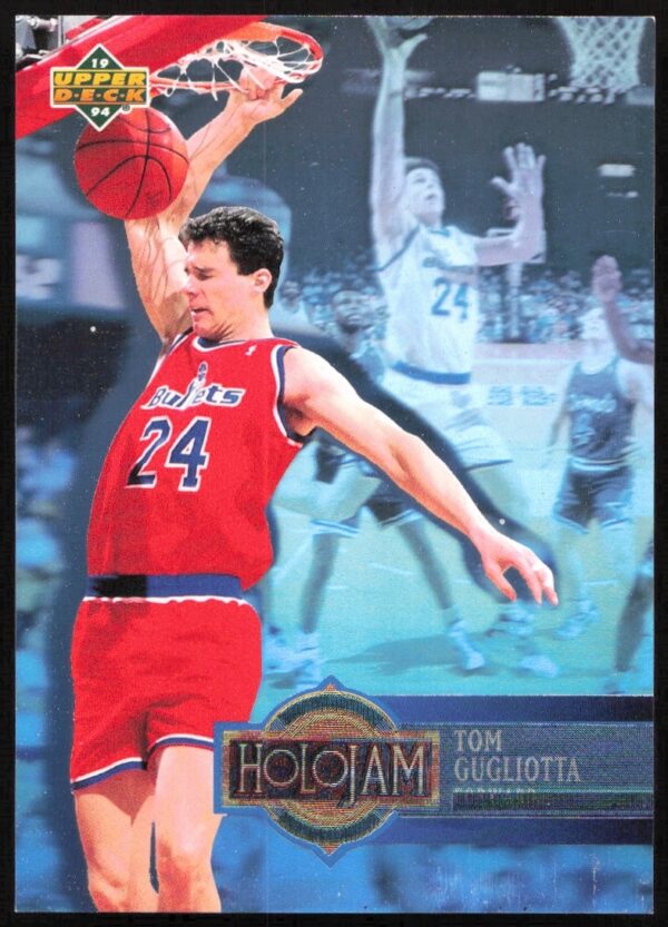 1993-94 Upper Deck Holojam Tom Gugliotta Card #H27 with Holographic Feature.
