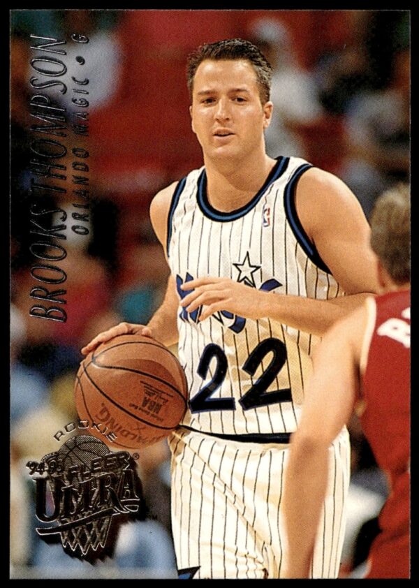Brooks Thompson 1994-95 Fleer Ultra Basketball Card #307 Front View.