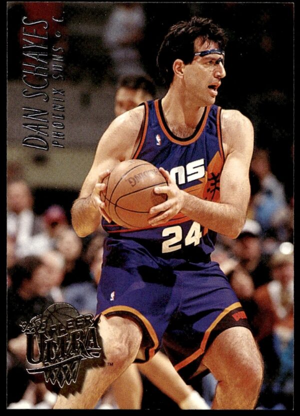 1994-95 Fleer Ultra Dan Schayes Basketball Card #319 featuring dynamic action shot.