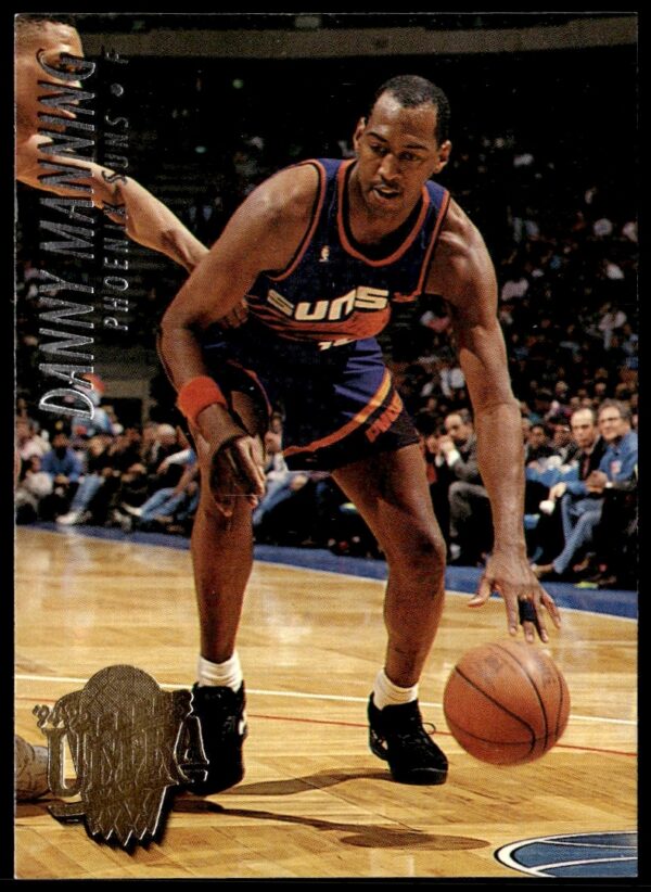 1994-95 Fleer Ultra Danny Manning card, featuring him in action on the basketball court.