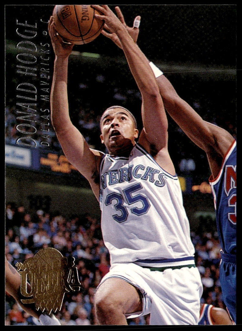 Fleer Ultra Donald Hodge Basketball Card #229, 1994-95 Dallas Mavericks Season.