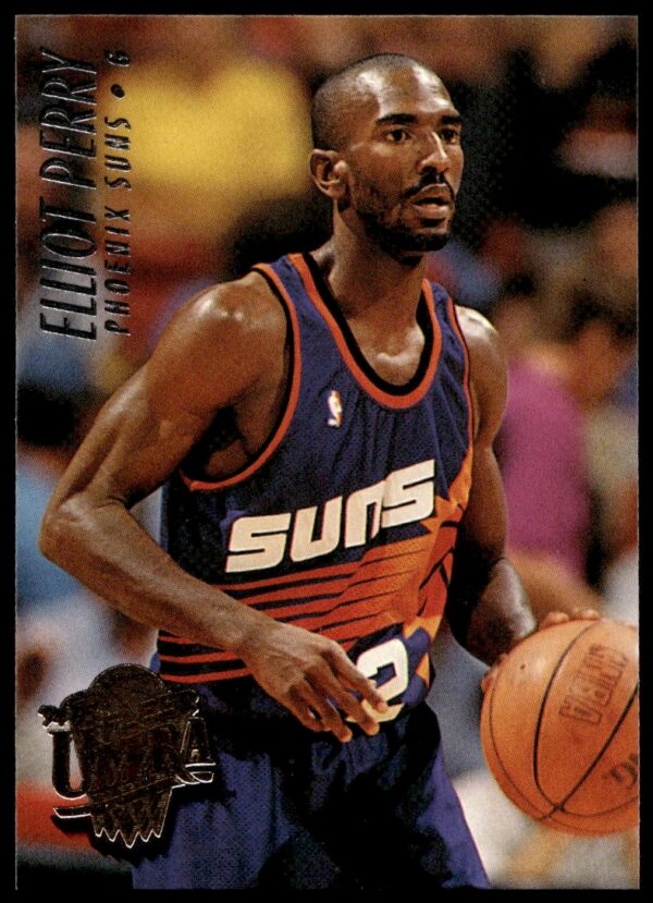 Vintage 1994-95 Fleer Ultra Elliot Perry basketball card #316, showcasing athletic prowess.