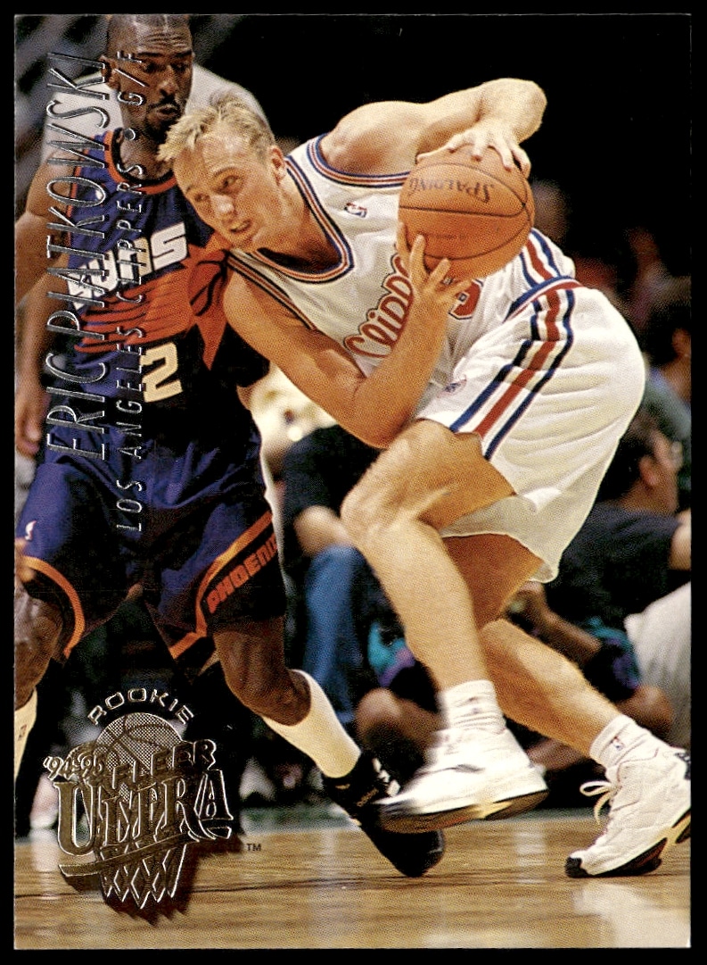 1994-95 Fleer Ultra Eric Piatkowski front card #266, showcasing classic basketball action.
