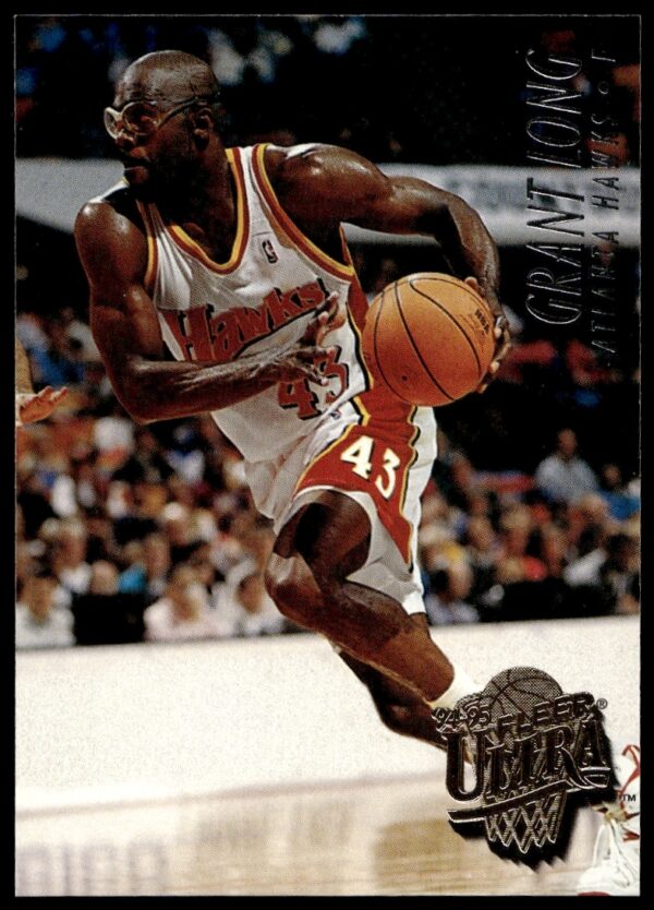 Grant Long 1994-95 Fleer Ultra card #204, Miami Heat, showcasing defensive skill.