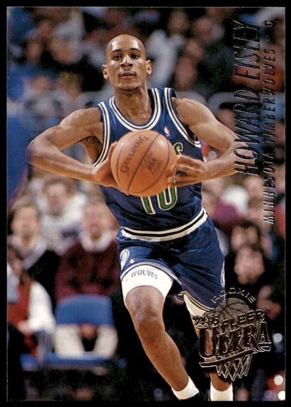 Howard Eisley 1994-95 Fleer Ultra Basketball Card #288, showcasing rookie season action image.