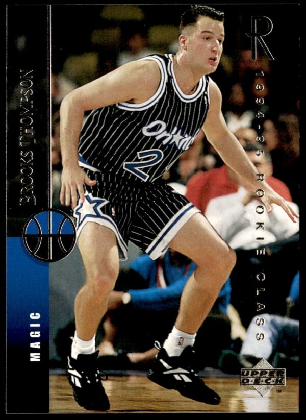 Brooks Thompson Upper Deck 1994-95 basketball card #335 showcasing his on-court action.