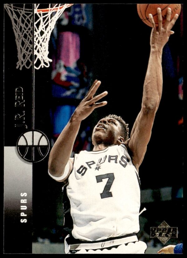1994-95 Upper Deck basketball card, J.R. Reid action shot, card #318.