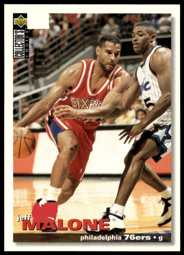 Jeff Malone 1995-96 Upper Deck Collectors Choice basketball card #113 (Front).