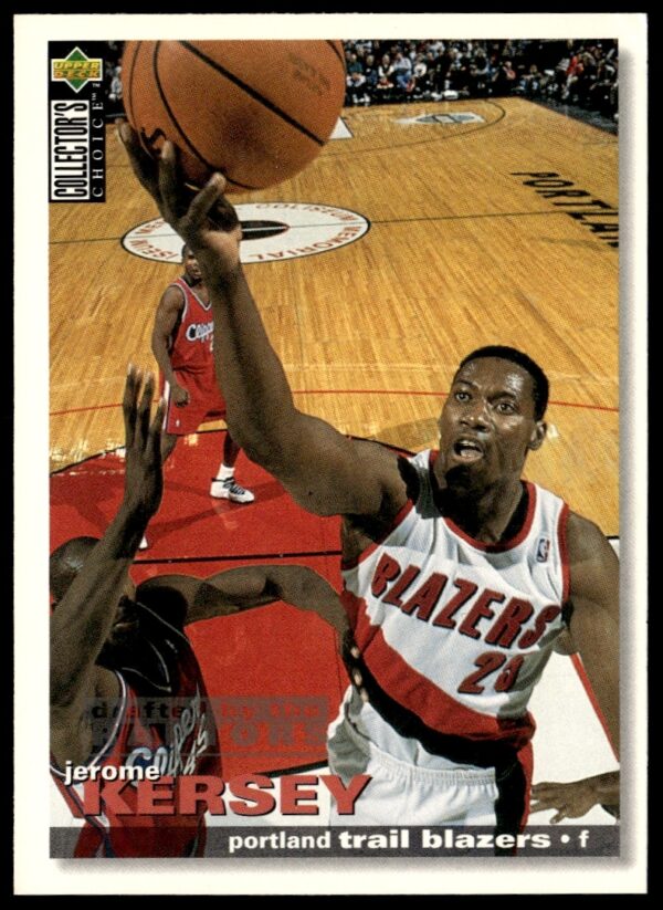 Jerome Kersey 1995-96 NBA action Upper Deck card, Collectors Choice #132.
