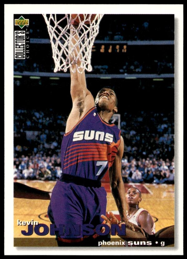 Kevin Johnson 1995-96 Upper Deck Collectors Choice #123 Basketball Card Front