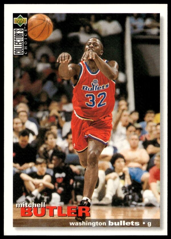 Mitchell Butler 1995-96 Upper Deck Collectors Choice Basketball Card #162 Front Image.