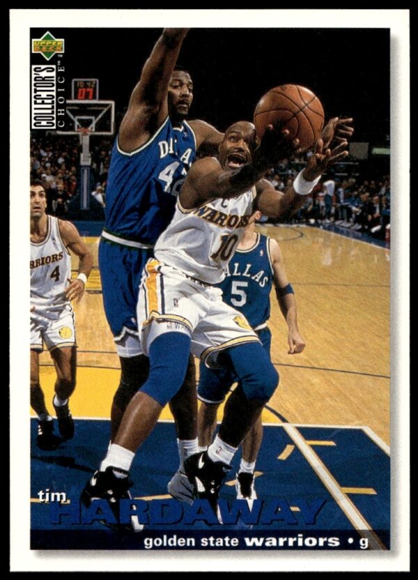 Tim Hardaway #52 1995-96 Upper Deck Card - Miami Heat Legend in Action