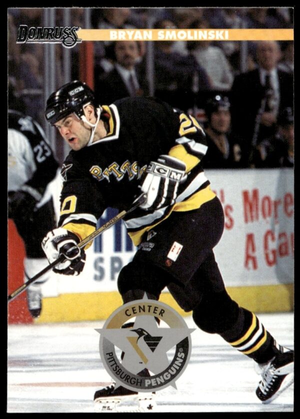 Bryan Smolinski 1996-97 Donruss NHL Card #99, showcasing his athletic prowess on ice.