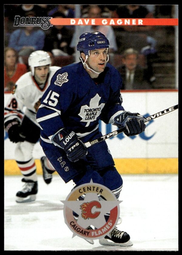 Dave Gagner 1996-97 Donruss Hockey Card #170, player action front view.
